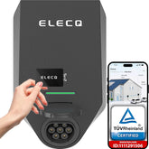 Wallbox 22Kw Mit APP & Zähler | Pv-Laden,Aktives Lastmanagement | 4G Wifi OCPP | Kompatibel 11KW Typ 2 E Auto Heimladestation | 3-Phasig,32A,Ev-Ladegerät Für Außenmontage Privat Zuhause & Firmen