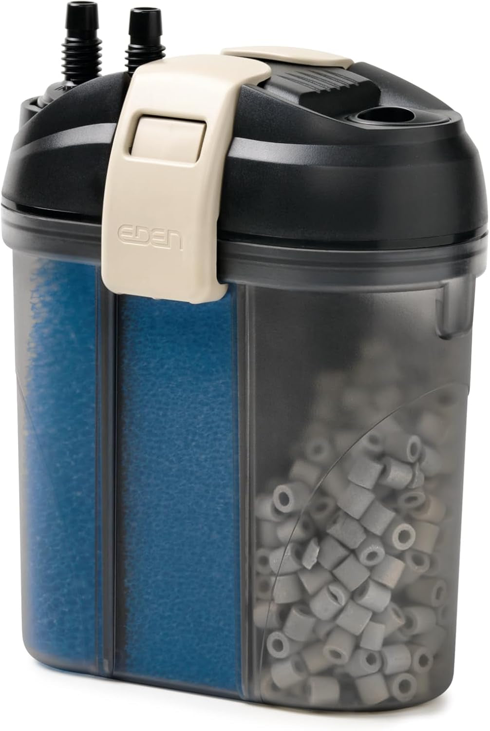 94071 FES 100 Aquarium Außenfilter - Geräuscharmes Doppelfiltersystem, Für Aquarien Bis 100 Liter, Platzsparendende Aufbewahrung Im Unterschrank