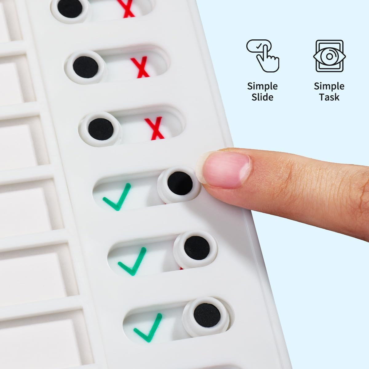 Checklist Board, Stick-On Task List, Reusable Memo Board for Children, Task Planner Children, Task List for Children (To-Do-Liste-2Pcs)