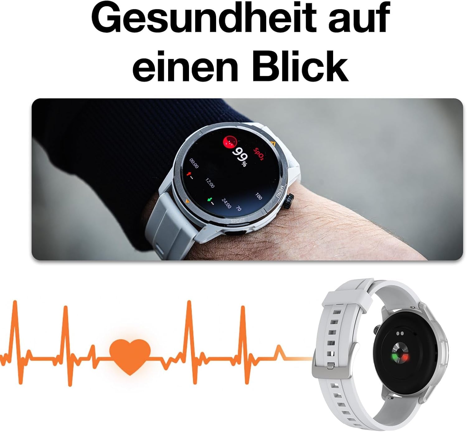 Legion GPS Smartwatch Damen -1.43‘’ AMOLED Display,100+ Sportmodi,5Atm Wasserdicht Fitnessuhr Mit 24/7 Herzfrequenz,Schlafmonitor Für Android Ios