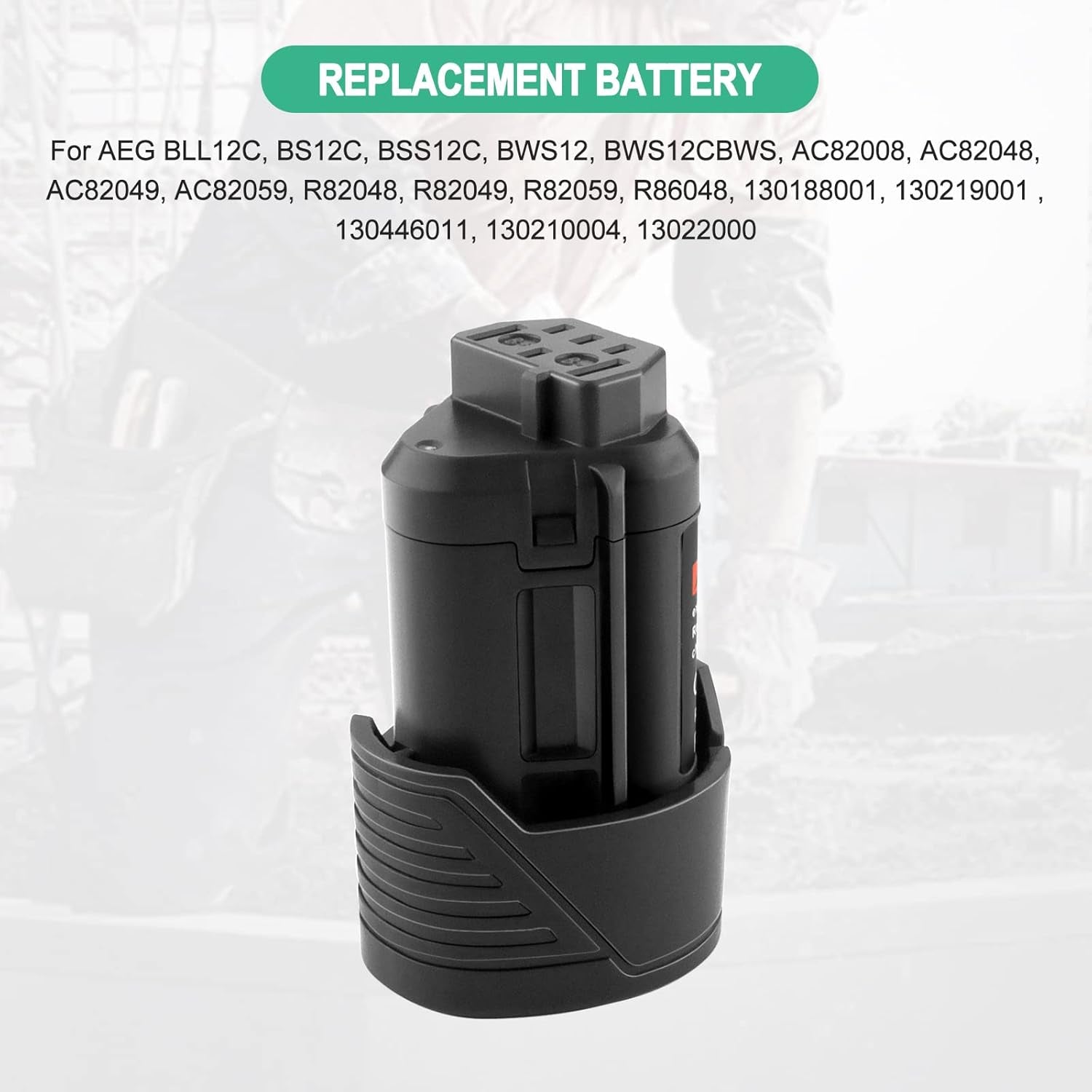 EICHXO 12V 3.0Ah Lithium L1215 Ersatzakku Kompatibel Mit AEG 12V Akku L1215 L1215P L1215R R86048 BLL12C BS12C BS12C2 BSS12C BWS12 BWS12CBWS