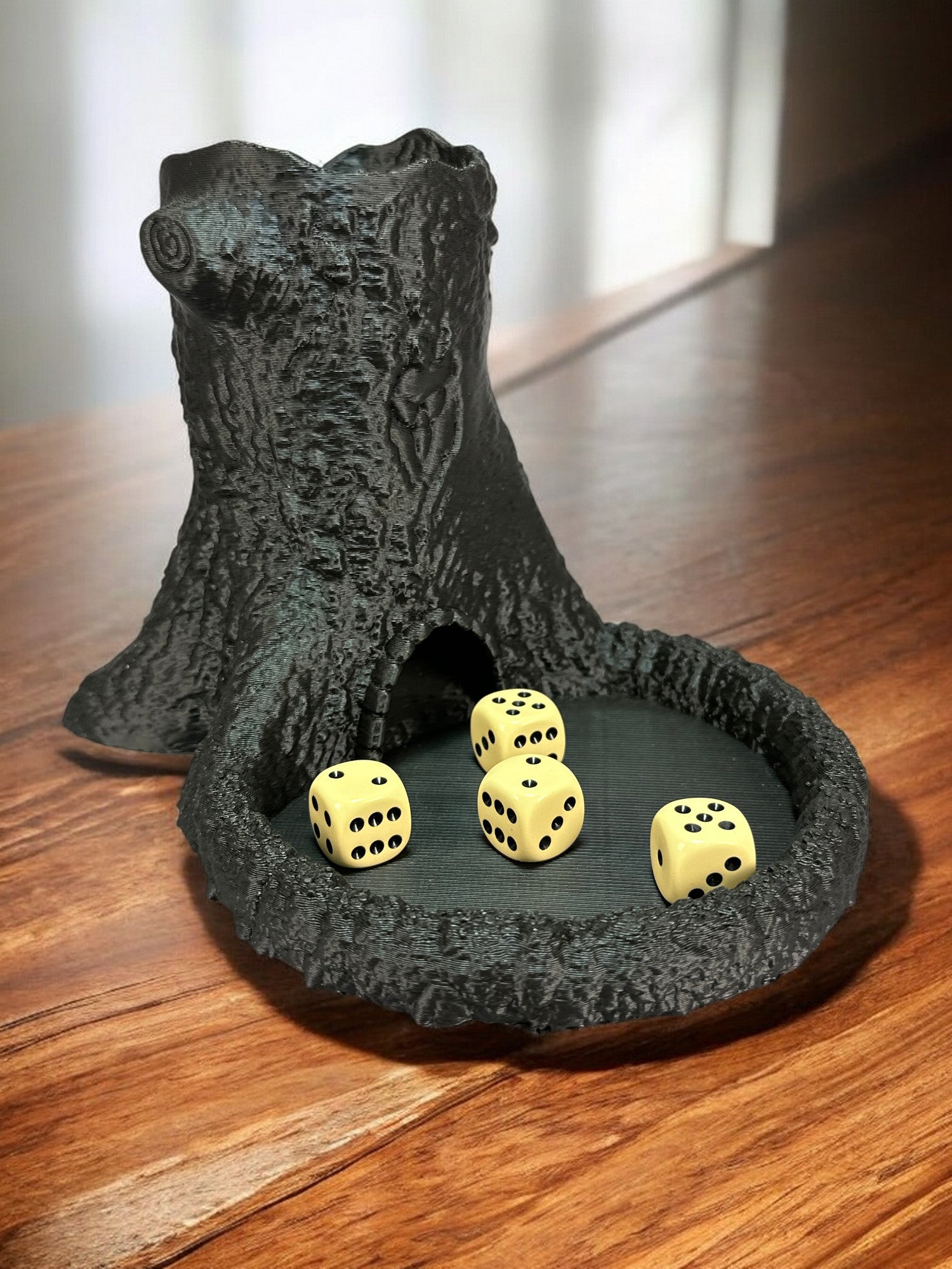 Würfelturm / Würfelhilfe - Natürliches Spielzeug aus nachhaltigem 3D-Druck