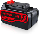 LB2X4020 5,0Ah Ersatzakku Für Black+Decker 18V Akku 20V Max Li-Ion Kompatibel Mit Black & Decker 18V/20V Maxlb20 LBX20 LBXR20 LBXR2020-OPE LBXR20B-2 LST220 BL1518 BL2018 GKC1825L GTC1850L20