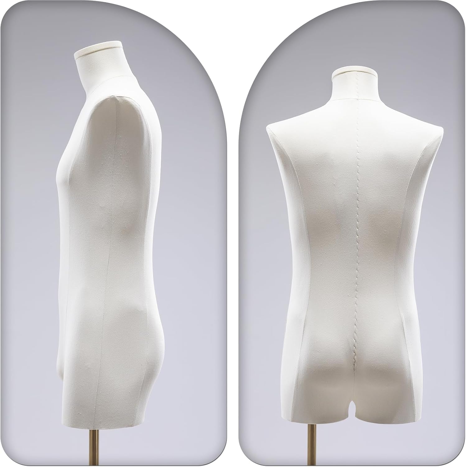 Männliche Schaufensterpuppe, Schneiderpuppe Männlich Mannequin Torso Mit Verstellbare Höhe, Büste Kleiderpuppe Männer Ganzkörper-Kleidung Für Maßschneiderei, Modedesign Und Herrenbekleidung