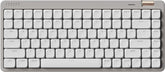 Flow Lite84 Tasten Low Profile Mechanische Tastatur, Swappable Wiederaufladbare Kabellose Tastatur Mit 2.4G Empfänger, Bluetooth Und Kabelanschluss Für Windows,Mac/Linear Switches(Marmor) Us-Layout