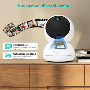 3K Wlan-Überwachungskamera, Überwachungskamera Innen Mit Nachtsicht, Bewegungserkennung, Zwei-Wege-Audio, 5G/2.4Ghz Wifi, Kompatibel Mit Alexa Und Google Home, 2 Stück