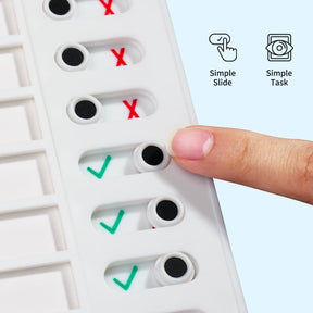 Checklist Board, Stick-On Task List, Reusable Memo Board for Children, Task Planner Children, Task List for Children (To-Do-Liste-2Pcs)