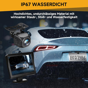 AHD Rückfahrkamera Auto, Universal NTSC & PAL IP67 Wasserdicht Auto Rückansicht Kamera 170° Weitwinkel Mit 26 Ft Stecker Für Auto LKW SUV Wohnmobil