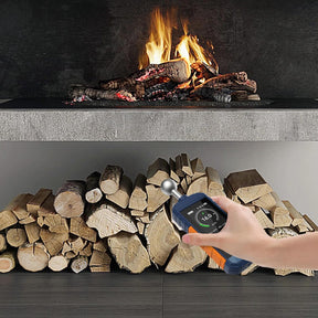 Feuchtigkeitsmessgerät, GOYOJO Holzfeuchtemessgerät Mit Lcd-Bildschirm Und Akustischem Alarm, Wiederaufladbare Feuchtigkeitsmesser Für Holz Brennholz Und Papier, Nachweis Von 5 Bis 40 Mm