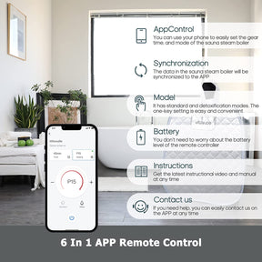 WILLOWYBE Tragbare Dampfbadsauna Mit Bluetooth-Steuerung, Dampfer, Körperzelt, Klappstuhl | Persönliches Heim-Spa