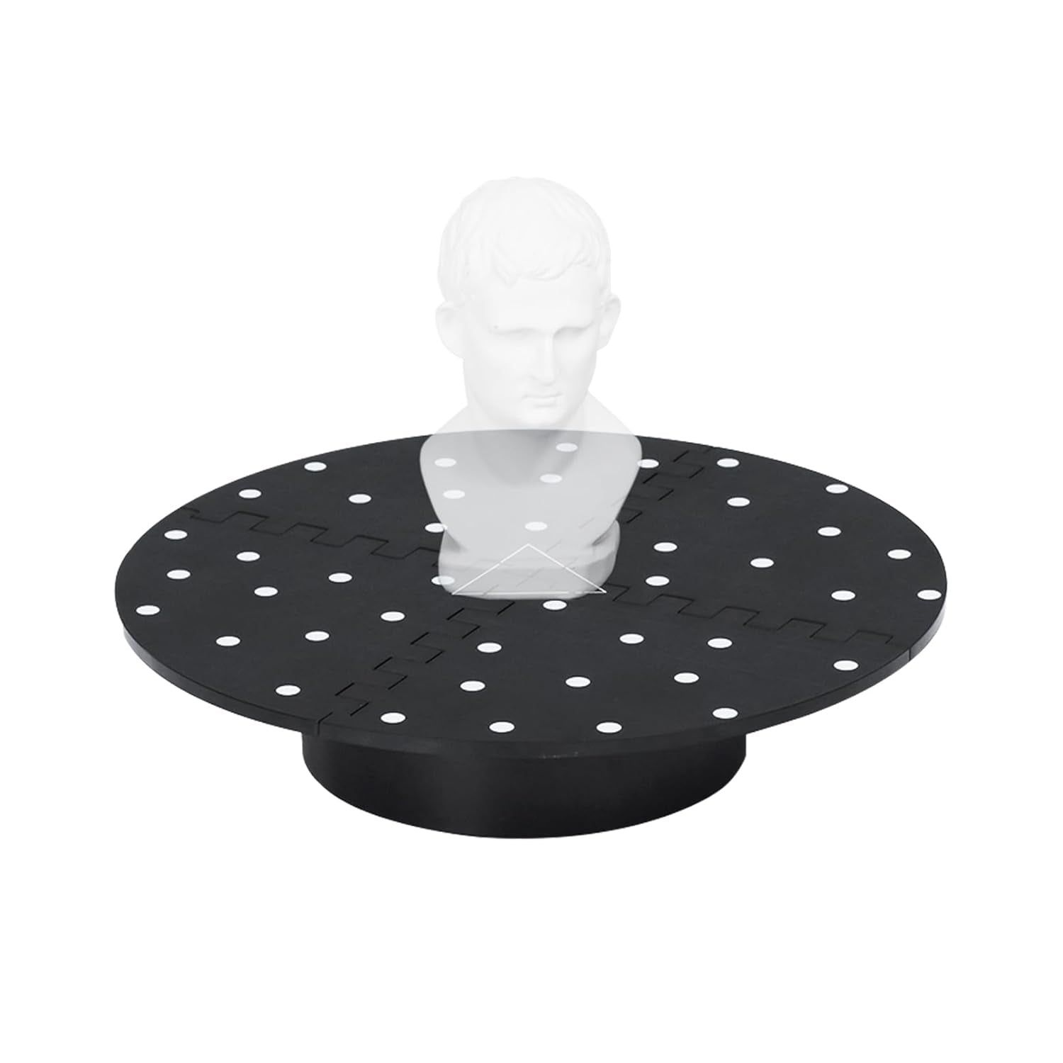 Revopoint Portabler Drehtisch Mit Markerabdeckung Zum Einfachen Scannen Von Nicht-Objekten Und Kleinen Bis Mittelgroßen Objekten, Geeignet Für Alle 3D-Scanner