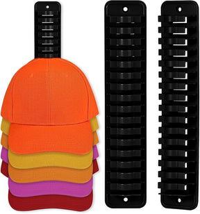 Selbstklebende Hut-Organizer Huthaken, Cap Halterung Wand, Hut-Halter Hutständer Haken, Kappenhaken Für Die Wandmontage Hutaufbewahrung Huthalter Für Baseball Kappe, 2 Stück