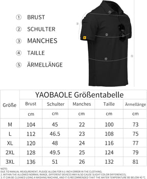 Herren Poloshirt Kurzarm – Unifarbenes Freizeit Polohemd, Atmungsaktives Sommer Poloshirt Mit Kragen Und Knopfleiste