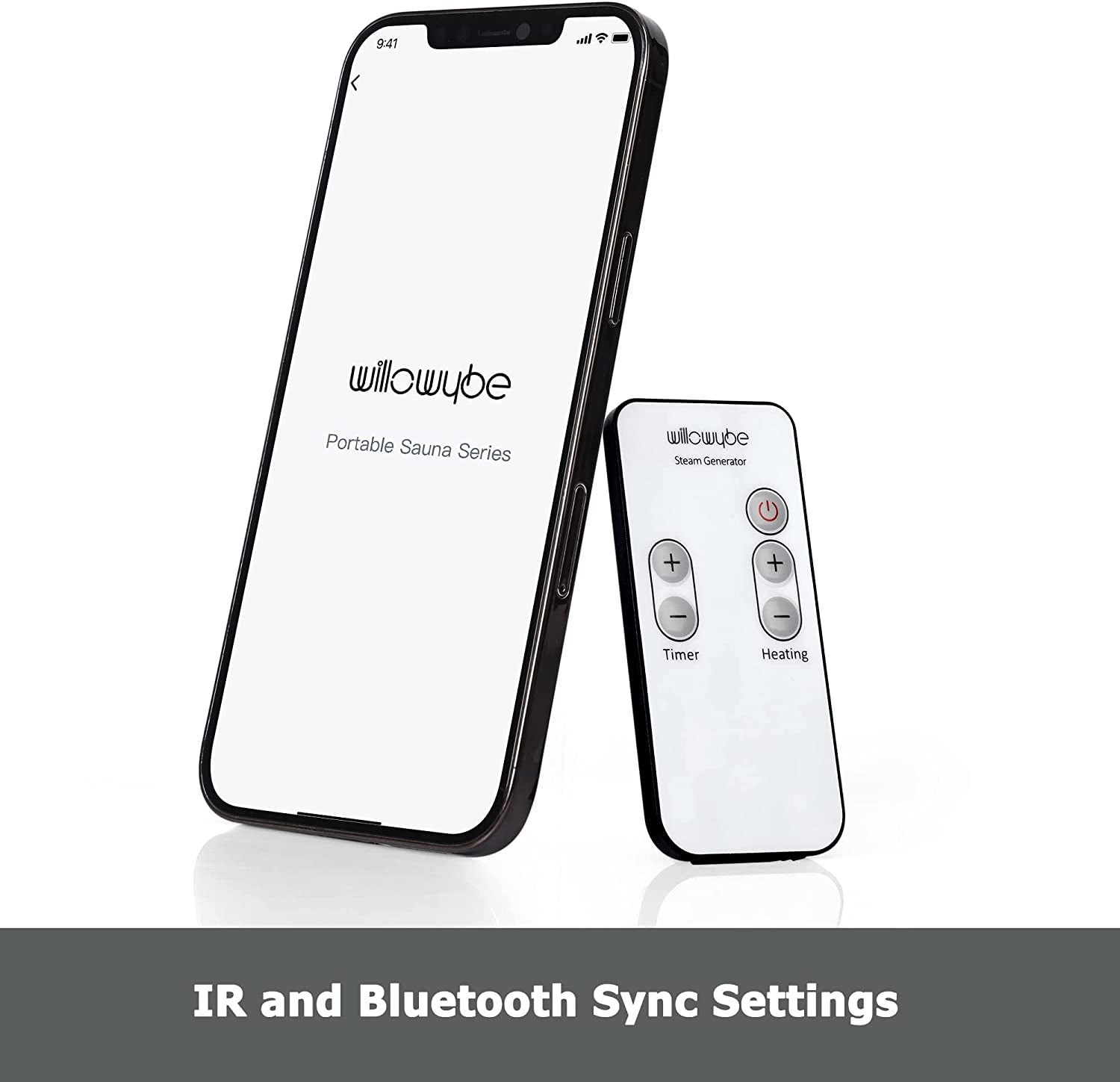 WILLOWYBE Tragbare Dampfbadsauna Mit Bluetooth-Steuerung, Dampfer, Körperzelt, Klappstuhl | Persönliches Heim-Spa