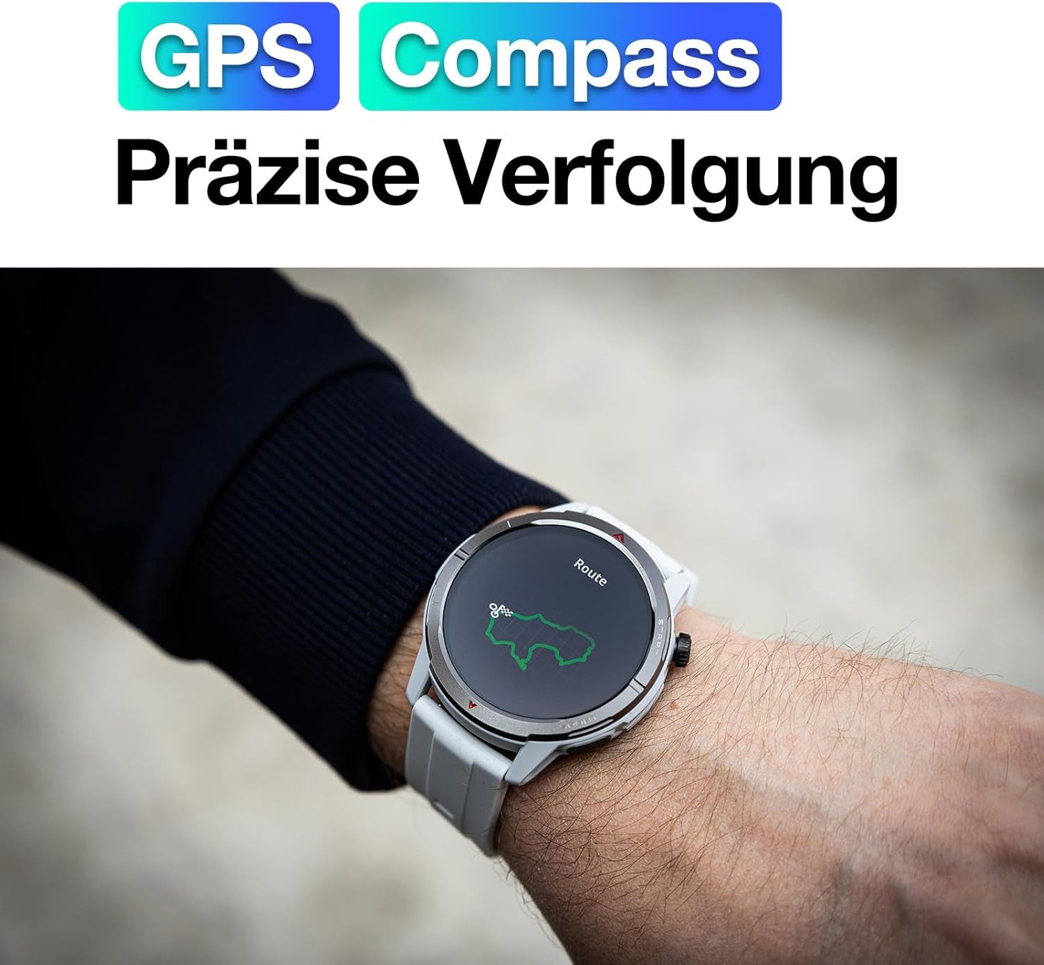 Legion GPS Smartwatch Damen -1.43‘’ AMOLED Display,100+ Sportmodi,5Atm Wasserdicht Fitnessuhr Mit 24/7 Herzfrequenz,Schlafmonitor Für Android Ios