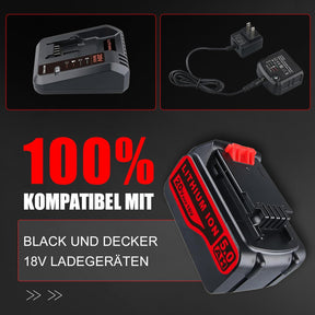LB2X4020 5,0Ah Ersatzakku Für Black+Decker 18V Akku 20V Max Li-Ion Kompatibel Mit Black & Decker 18V/20V Maxlb20 LBX20 LBXR20 LBXR2020-OPE LBXR20B-2 LST220 BL1518 BL2018 GKC1825L GTC1850L20