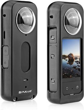 PULUZ Luftfahrt-Aluminium-Legierung, Schutzgehäuse Mit Linsenschutz, Für Insta360 X3, Schwarz , Action-Kameratasche, Schutzhülle, Kameratasche, Kamera-Abdeckung