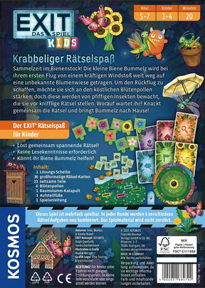 KOSMOS 684792 - EXIT® - Das Spiel Kids - Krabbeliger Rätselspaß, Ab 5 Jahre Für 1-4 Kinder, Mehrfach Spielbar, Escape Room Spiel, EXIT Game, Kinderspiel