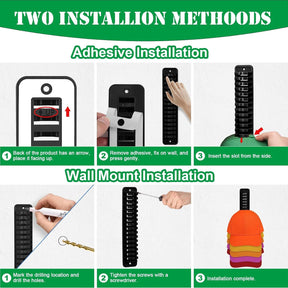 Selbstklebende Hut-Organizer Huthaken, Cap Halterung Wand, Hut-Halter Hutständer Haken, Kappenhaken Für Die Wandmontage Hutaufbewahrung Huthalter Für Baseball Kappe, 2 Stück