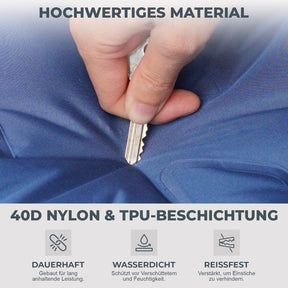Isomatte Ultraleicht 12Cm Dick, Faltbar Mit Integrierter Fußpumpe & Kissen – Vielseitig Einsetzbar Als Camping Matratze, Isomatte Faltbar, Schlafmatte, Auto Matratze & Luftmatratze Camping