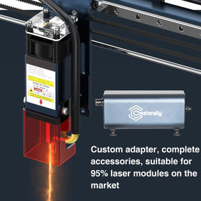 Air Assist Laser, 18L/Min Luftpumpe Für Lasergravierer Mit Speed ​​Control, Laserpumpe Für Gravur Schneide Maschine, Kompatibel Mit S9/S10/A5 PRO/A10 PRO/TTS-55 PRO, Luftstromkontroll