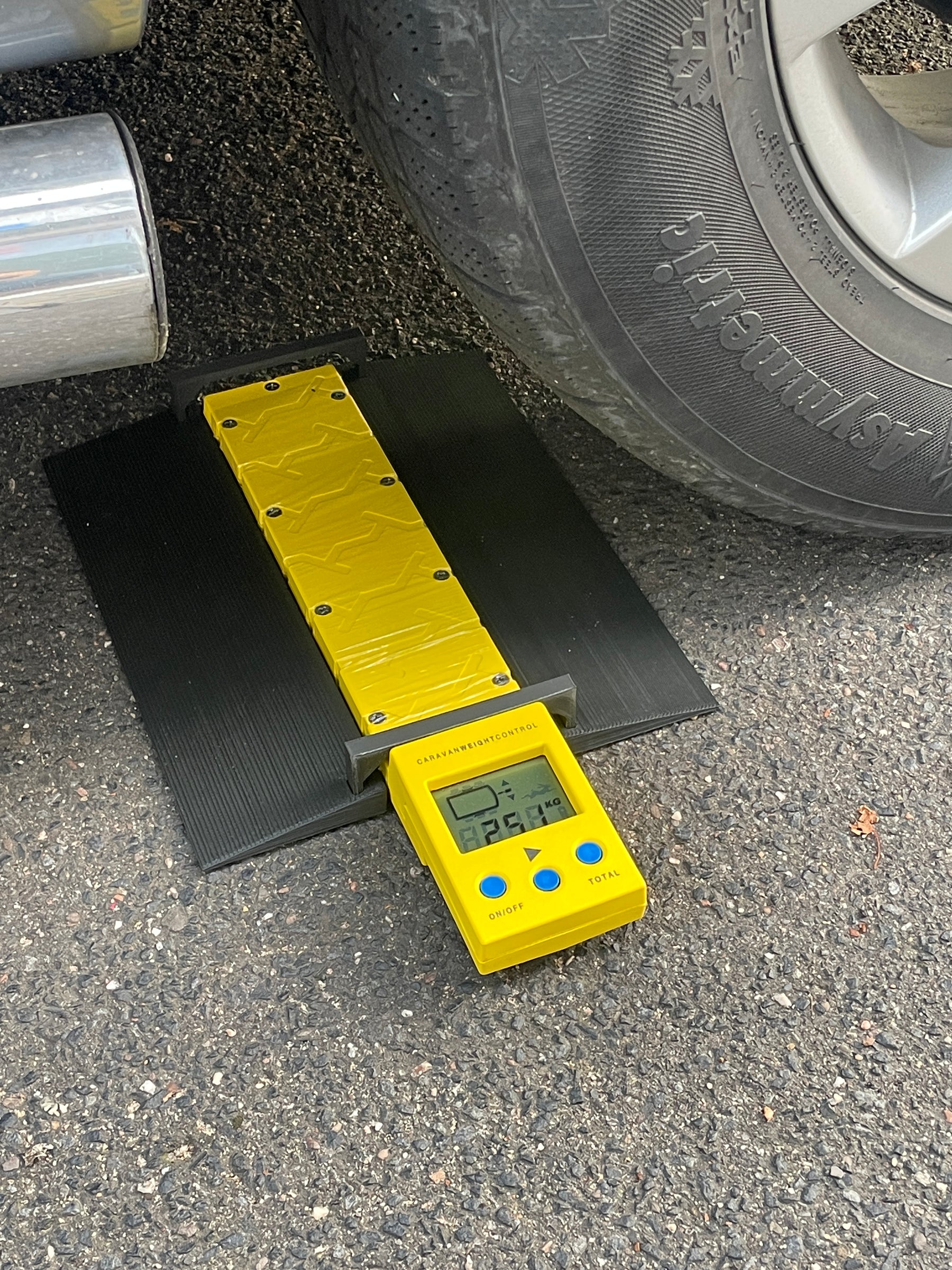 Auffahrrampe Auffahrhilfe Rampe für Wohnwagen Waagen (z.B.Reich, CWS Waage)