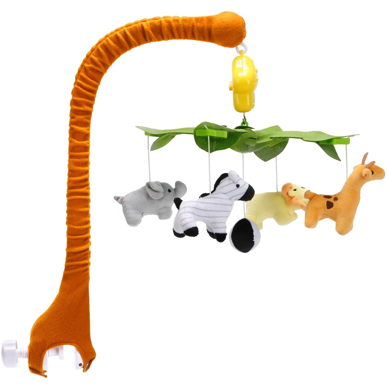 Baby Krippe Mobile Mit Musik, Hanging Rotating Arm, Nursery Mobile Mit Weichem Baumwollbezug, Baby Mobile Bettglockenspiel Für Jungen Und Mädchen, Wind-Up Music Box, Einfache Montage
