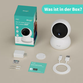 3K Überwachungskamera Für Den Innenbereich,360°,5G Und 2.4G Wlan,Bewegungserfassung,Nachtsicht,Zwei-Wege-Audio,Kompatibel Mit Alexa Und Google Assistant,Enthält 64G Tf-Karte