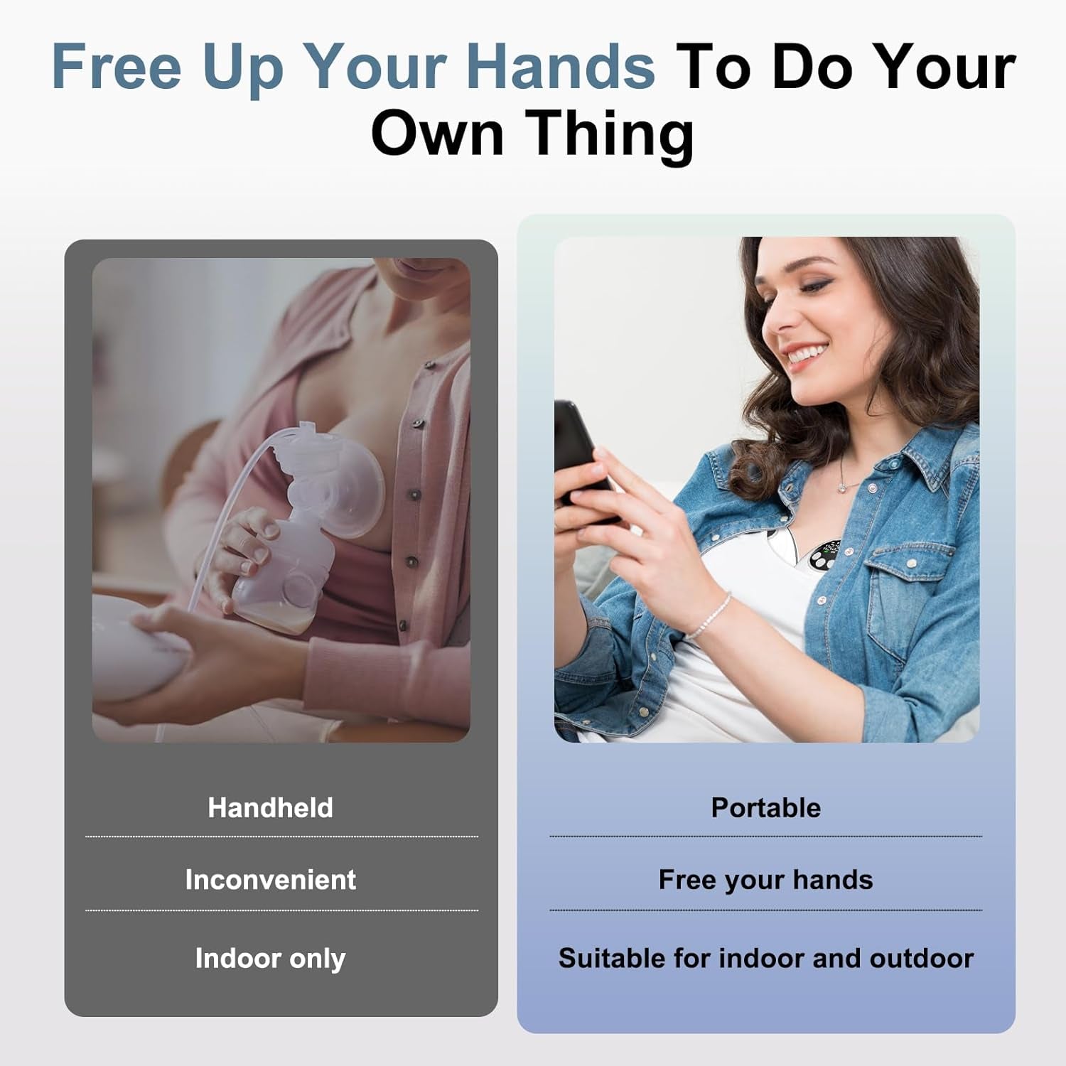 Elektrische Milchpumpe, Fmilchpumpe Handsfree, Mit Überlauffunktion Und Sprachansage, 4 Modi Und 12 Geschwindigkeiten Einstellbar, Geräuscharmer Betrieb Milchpumpe Elektrisch (Weiß)