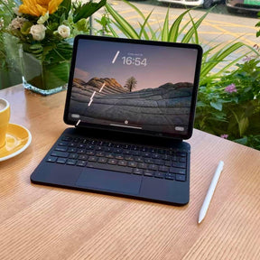 Magic Keyboard Hülle Für Ipad 10. Generation 2022 10,9 Zoll Und Ipad 11. A16 2025, Magnetische Tastaturhülle Mit Multi-Touch Trackpad, Hintergrundbeleuchtung, Leichtgewicht, QWERTZ