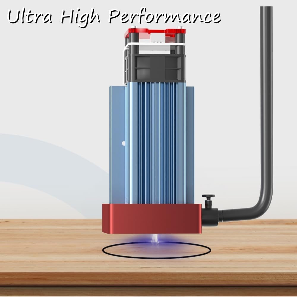 Air Assist Laser, 18L/Min Luftpumpe Für Lasergravierer Mit Speed ​​Control, Laserpumpe Für Gravur Schneide Maschine, Kompatibel Mit S9/S10/A5 PRO/A10 PRO/TTS-55 PRO, Luftstromkontroll