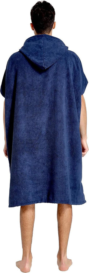 CRESSI Poncho Robe Blue Navy L/XL 92X118 Cm - Multifunktionaler Schutz Poncho Bademantel, Blau Navy, Unisex