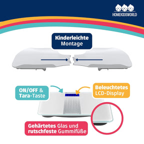 Homekidsworld Kombi-Waage Für Babys Und Erwachsene: Präzise Waage Für Babys Und Erwachsene, Personenwaage Digital Mit 50G Genauigkeit Von 0-180 Kg -, Körperwaage Ideal Für Neugeborene Als Babywaage