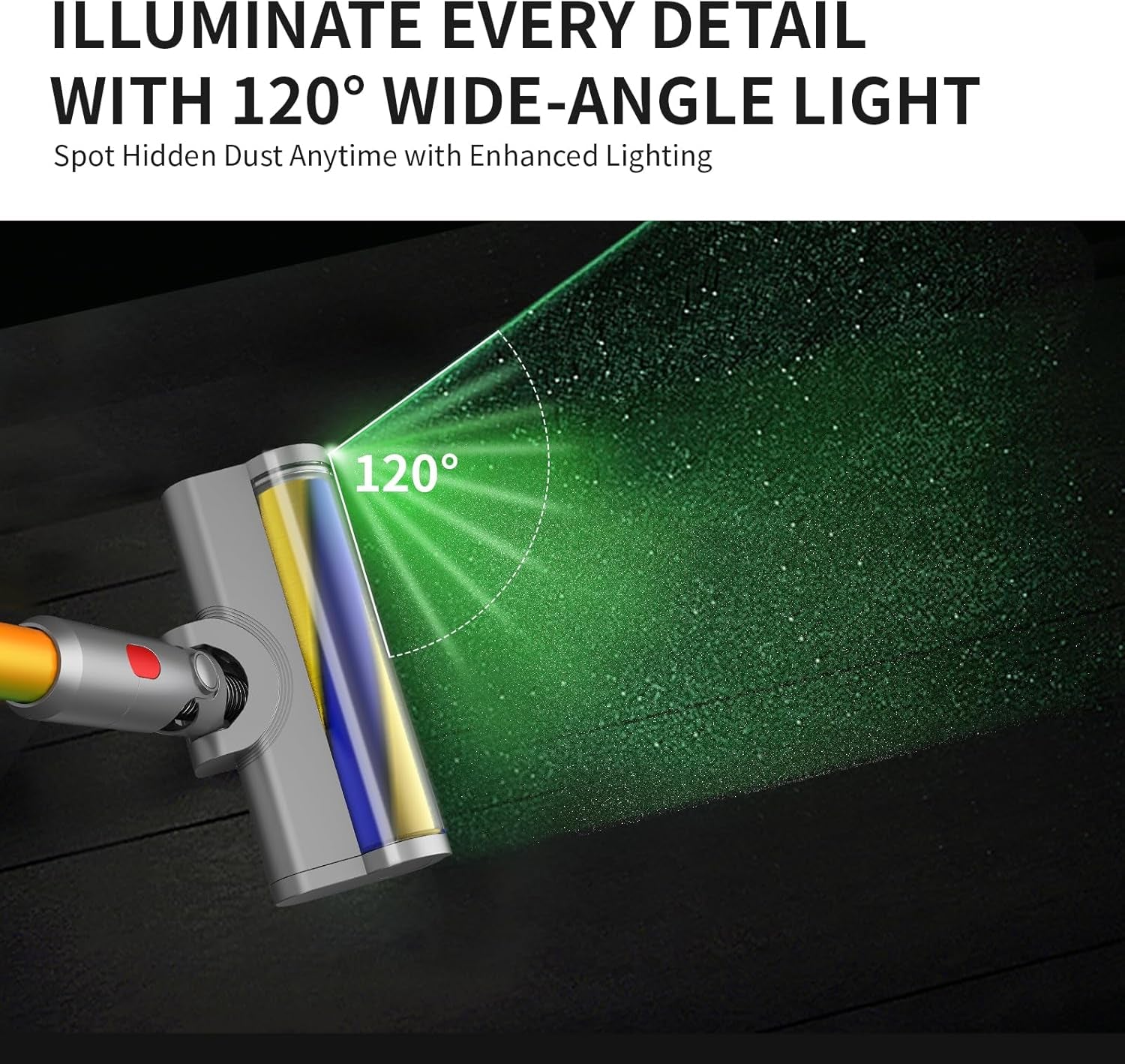 Bürstenaufsatz Hartboden-Aufsatz Für Dyson V12 Staubsauger Mit Staubdetektor-Licht, Ersatzteil Mit Weicher Walzenreinigung