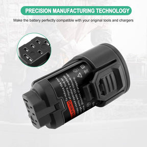 EICHXO 12V 3.0Ah Lithium L1215 Ersatzakku Kompatibel Mit AEG 12V Akku L1215 L1215P L1215R R86048 BLL12C BS12C BS12C2 BSS12C BWS12 BWS12CBWS