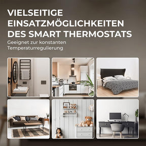 BR Bringer Smart Thermostat Steckdose – WLAN & App – Steckdosenthermostat Mit Verbrauchsanzeige, LED Farbdisplay, Wochenprogramm & Fenster-Offen-Erkennung - Kompatibel Mit Amazon Alexa, Google Home