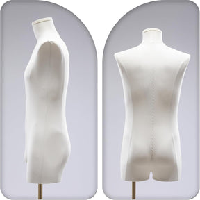 Männliche Schaufensterpuppe, Schneiderpuppe Männlich Mannequin Torso Mit Verstellbare Höhe, Büste Kleiderpuppe Männer Ganzkörper-Kleidung Für Maßschneiderei, Modedesign Und Herrenbekleidung