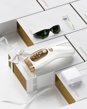 IPL Geräte Haarentfernung Mit Gefrierfunktion, 999,900 Lichtimpulse 9 Intelligente Energiestufen Haarentfernung Laser, Schmerzfreie Haarentfernungsgerät Für Männer, Frauen, Körper Zu Hause