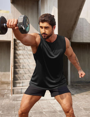 COOFANDY Tank Top Herren Ärmellos GMY T-Shirt Muskelshirts Schnelltrocknendes Bodybuilding Funktionsshirt Laufshirt Sport Shirts